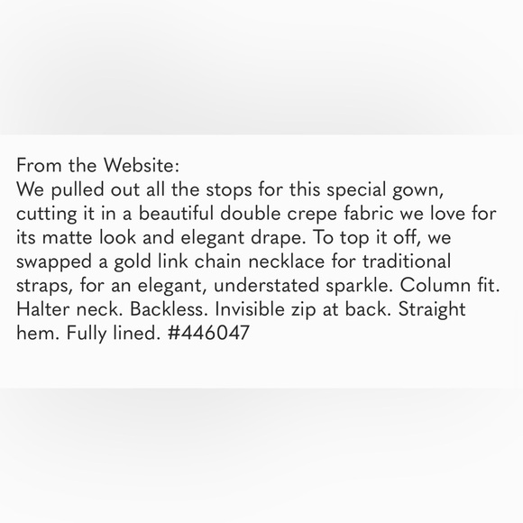 Banana Republic Halter Dress Cream Maxi Size 10 EUC - Picture 12 of 13